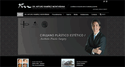 Desktop Screenshot of cirujanoplasticoramirezmontanana.com